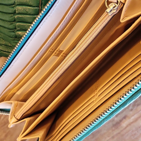 Coach Ashley Gathered Leather Mini Crossbody Shoulder Tote w/ Matching Wallet - Picture 7 of 16